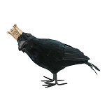8" Black Crow w/ Crown - Up