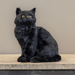 8" Sitting Black Cat