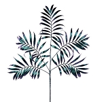 30" Peacock Palm Leaf Spray