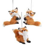 Furry Baby Fox Ornament - 3 styles