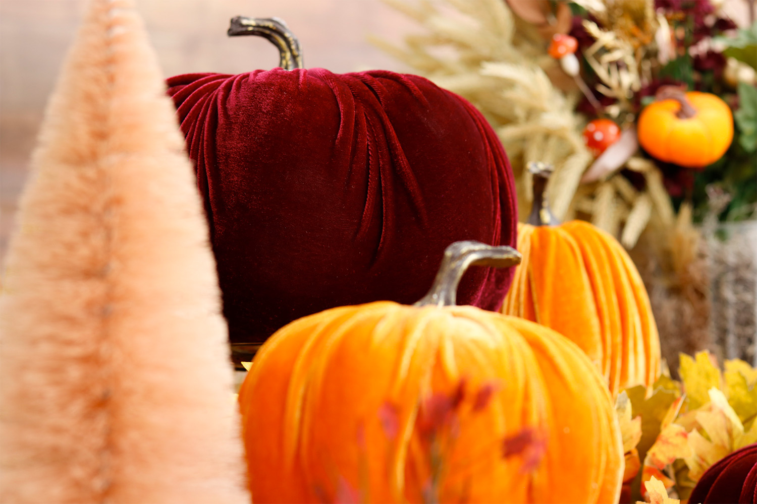 Enchanted Autumn Pumpkins Focal Point