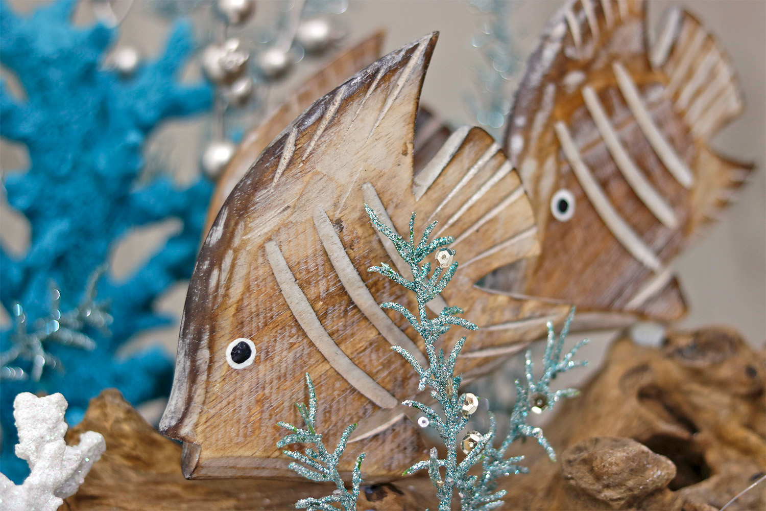 Ocean Bubbles Seahorse Centerpiece