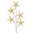 22" Beaded White Starfish Spray - Back 